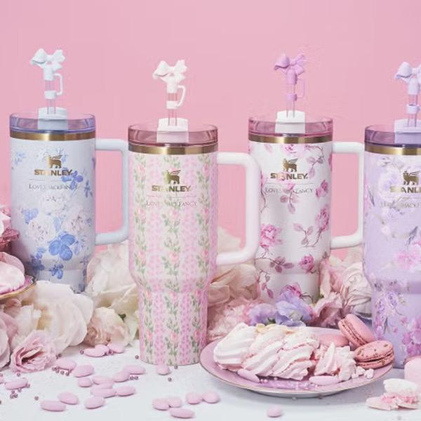 STANLEY X LOVESHACKFANCY Collaboration 2024 BLOOMING HEIRLOOM 40 oz Tumbler Cup